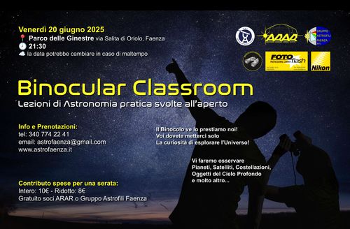 Binocular Classroom di Giugno 2025