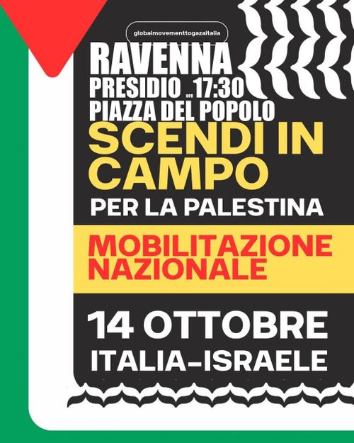Presidio contro la partita Italia - Udine