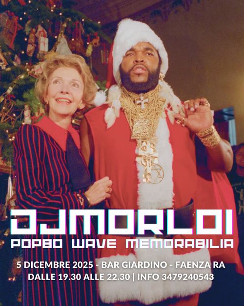 POP80/WAVE/MEMORABILIA DJ MORLOI@Bar Giardino Faenza