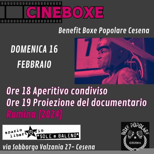 Serata benefit box popolare Cesena