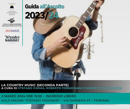 Guida all'ascolto 2023/2024: LA COUNTRY MUSIC (SECONDA PARTE) 