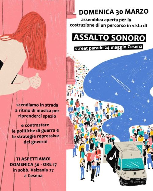 Assemblea aperta verso "Assalto Sonoro"