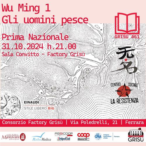 Wu Ming 1 presenta "Gli uomini pesce